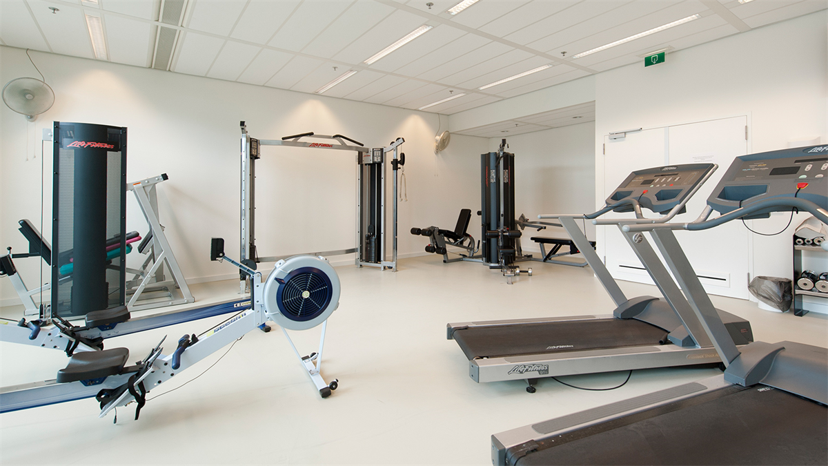 Millennium Toren beschikt over een eigen gym, toegankelijk voor alle huurders